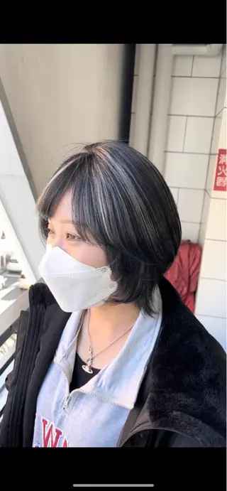 カラー SALOWIN栄 高須大貴のヘアスタイル