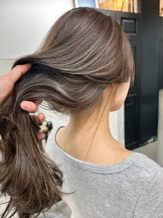 ロング カラー ヘアアレンジ 北間 寛哉のヘアスタイル