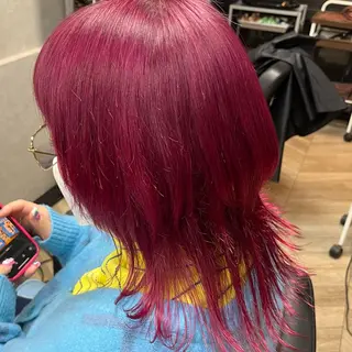 ショート カラー ヘアアレンジ 😈派手髪/ 地雷系 /　KALIN😈のヘアスタイル