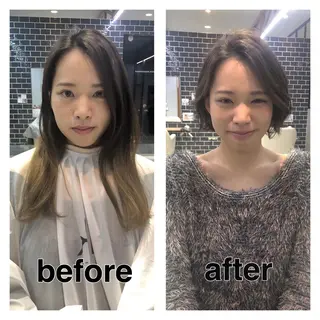 ショート 中村 美穂のヘアスタイル