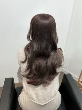 ロング カラー 朝が楽になる髪質改善 /美髪矯正/KOHのヘアスタイル