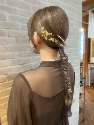 ロング ヘアアレンジ Topstylist YUKIのヘアスタイル