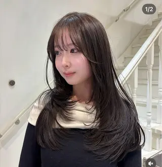 ロング H by shiomih所属・藤原 楓愛/shiomiHのヘアスタイル