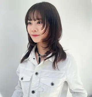 セミロング カラー 似合わせヘア 💐たかさきかなこのヘアスタイル