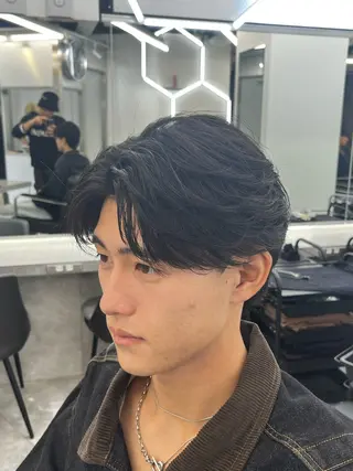ショート メンズカット パーマ／稲葉のヘアスタイル