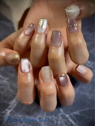 ネイル BlueLagoon 🩵 KUMIのネイルデザイン