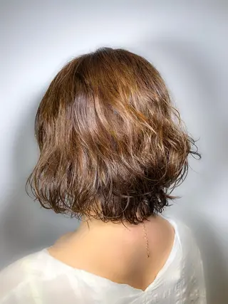 ミディアム 池田 寿子のヘアスタイル