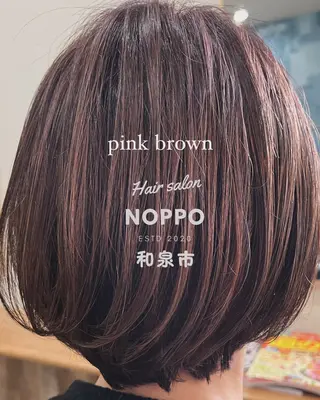 ショート カラー NOPPO 和泉市 美容室／奥村　飛鳥のヘアスタイル