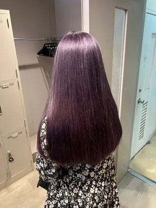 ロング カラー 🎀暖色/ラベンダー /paru🤍のヘアスタイル
