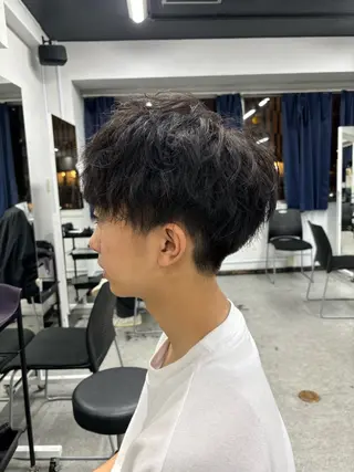 メンズ 🪽直毛男子の救世主 🪽フェザーパーマのヘアスタイル