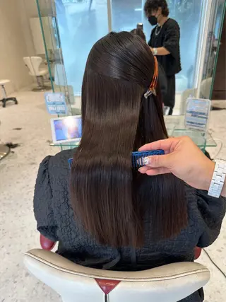 セミロング 奈良村 圭吾のヘアスタイル