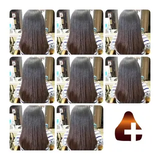 カラー ロング 髪の病院  ルーミールームのヘアスタイル
