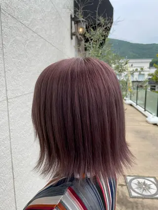 ミディアム カラー 鵜飼 真伍のヘアスタイル