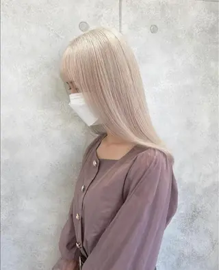ロング カラー パーマ ヘアアレンジ メンズ キッズ ネイル マツエク・マツパ アイブロウ hair terra ce M奈良店のヘアスタイル