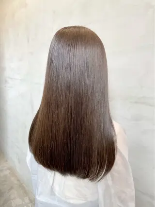 セミロング カラー ベテラン美容師が対応 /髪質改善/縮毛矯正のヘアスタイル