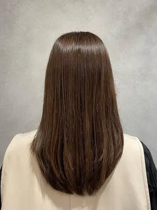 ロング カラー 縮毛矯正🤍 盛れるボブ/ひかりのヘアスタイル