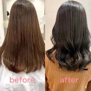 ミディアム ケアに特化したサロン shinzaのヘアスタイル