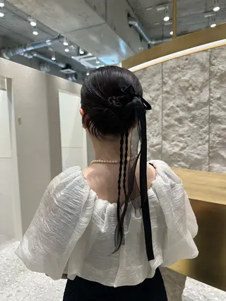 ロング ヘアアレンジ 銀座/ヘアセット/ 島村美帆のヘアスタイル