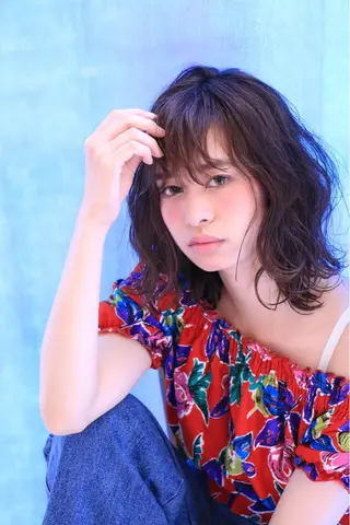 ミディアム 一ノ瀬 暁のヘアスタイル