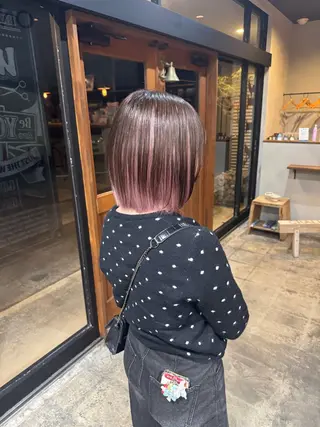 カラー 透明感/ハイトーン /デザインカラー大輝のヘアスタイル