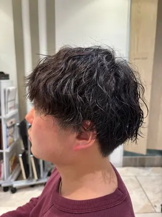 パーマ メンズ 🌼丸みボブ🌼 ショート　柏木結太のヘアスタイル