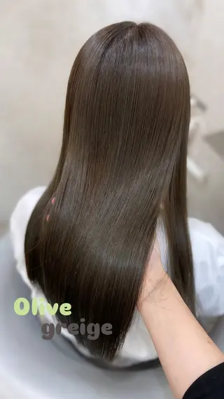 ロング カラー 新宿/韓国ヘア 中明度カラー/かやのヘアスタイル