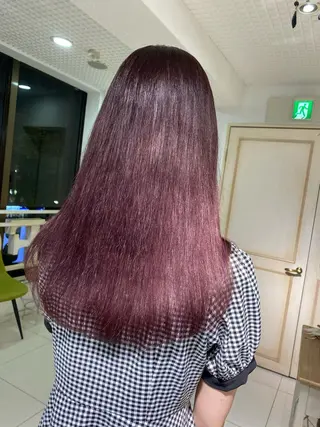 ロング カラー ヘアアレンジ 透明感カラー 古山 結季🌙🖤のヘアスタイル