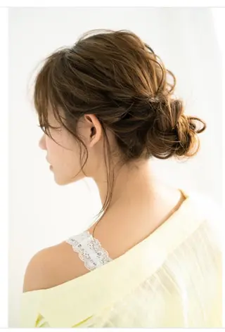 ヘアアレンジ クボキ サヤのヘアスタイル