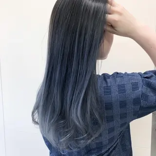 ロング カラー ヘアアレンジ 【公式】amble luxe池袋東口🩷のヘアスタイル