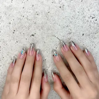 ロング カラー パーマ ヘアアレンジ メンズ キッズ ネイル マツエク・マツパ アイブロウ Salon Ｋのネイルデザイン