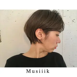 ショート カラー Musiiik hairのヘアスタイル