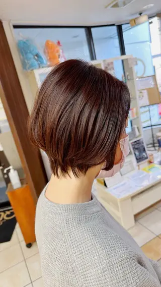 ショート 髪質改善/レイヤー/ 小顔/デザインのヘアスタイル