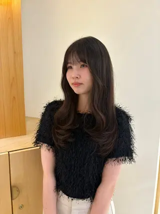ロング 蓑輪璃央 ショートカットのヘアスタイル