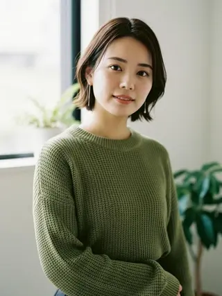 ミディアム カラー 武蔵小山駅４分✨ サナ【モデル様募集中のヘアスタイル