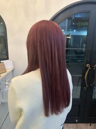 ロング カラー ボブ／艶カラー ❣️マナミのヘアスタイル