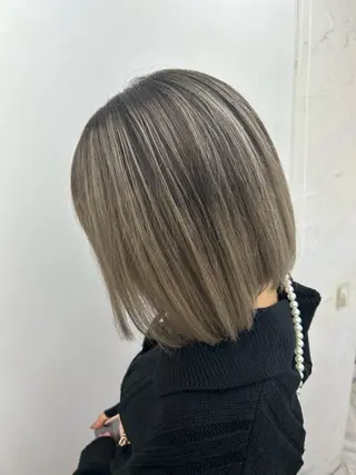 ショート カラー ヘアアレンジ レイヤー/エクステ alpha下妻のヘアスタイル