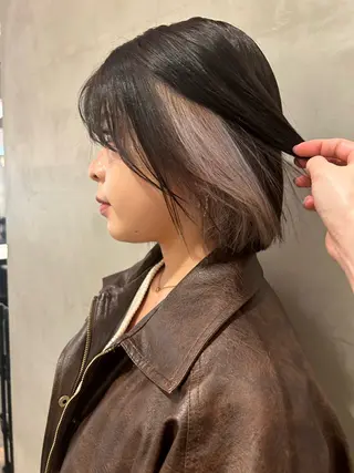 ミディアム カラー タナカ カナ🫧のヘアスタイル