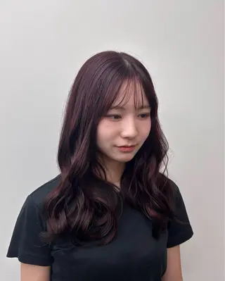 ロング カラー 木藤 優杏のヘアスタイル