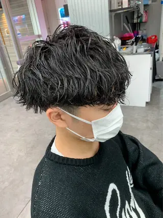 ショート カラー パーマ メンズ キッズ パーマ支持率No.1 ❤️🔥安成弾のヘアスタイル