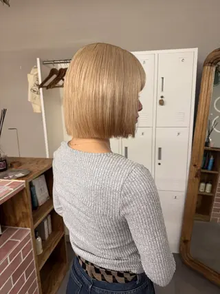 カラー 🌙ヘーゼルベージュ レイヤーカット🌙のヘアスタイル