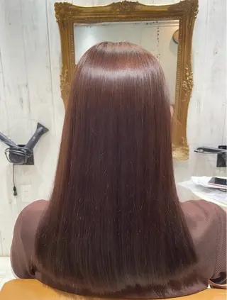セミロング re view 横山瑞稀のヘアスタイル