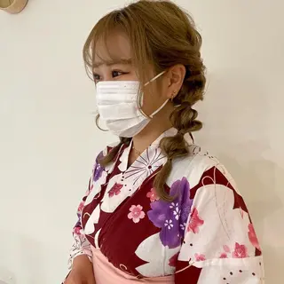 ヘアアレンジ 北九州美容室 🕊️わかな✂︎のヘアスタイル
