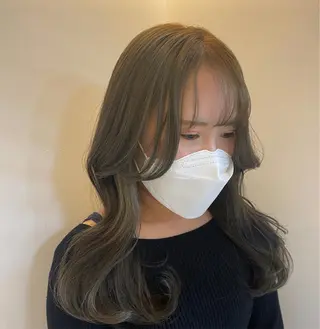 ミディアム カラー 和歌山韓国ヘア🌙 MOEのヘアスタイル