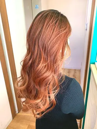 ロング カラー ヘアアレンジ 店長/ 加藤 流菜のヘアスタイル