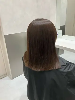 ミディアム カラー 💖ブリーチなし透明 感💖ASAHIのヘアスタイル