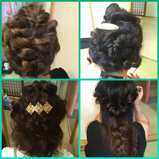 ヘアアレンジ SHIORI💜口コ ミNo.1艶カラーのヘアスタイル