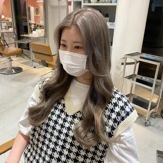 ロング カラー 韓国・網紅style 🦋HONOKA🦋のヘアスタイル