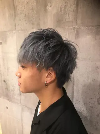 ショート カラー パーマ ヘアアレンジ メンズ キッズ ネイル マツエク・マツパ EnBlesS西宮 マンツーマン神道有基のヘアスタイル