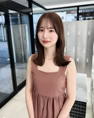 ミディアム レイヤーカット🪽‪ Natsuki🤍のヘアスタイル