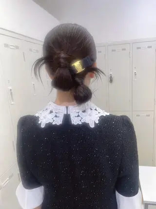 ヘアアレンジ 店長福島成美/髪質 改善縮毛矯正/カラーのヘアスタイル